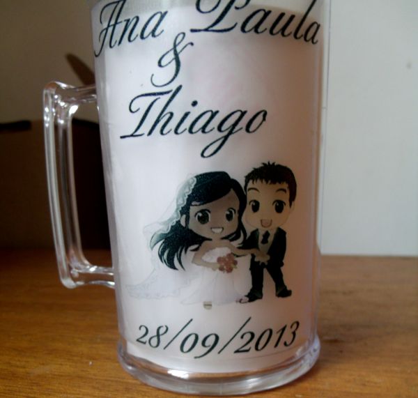 Caneca de acrílico personalizada